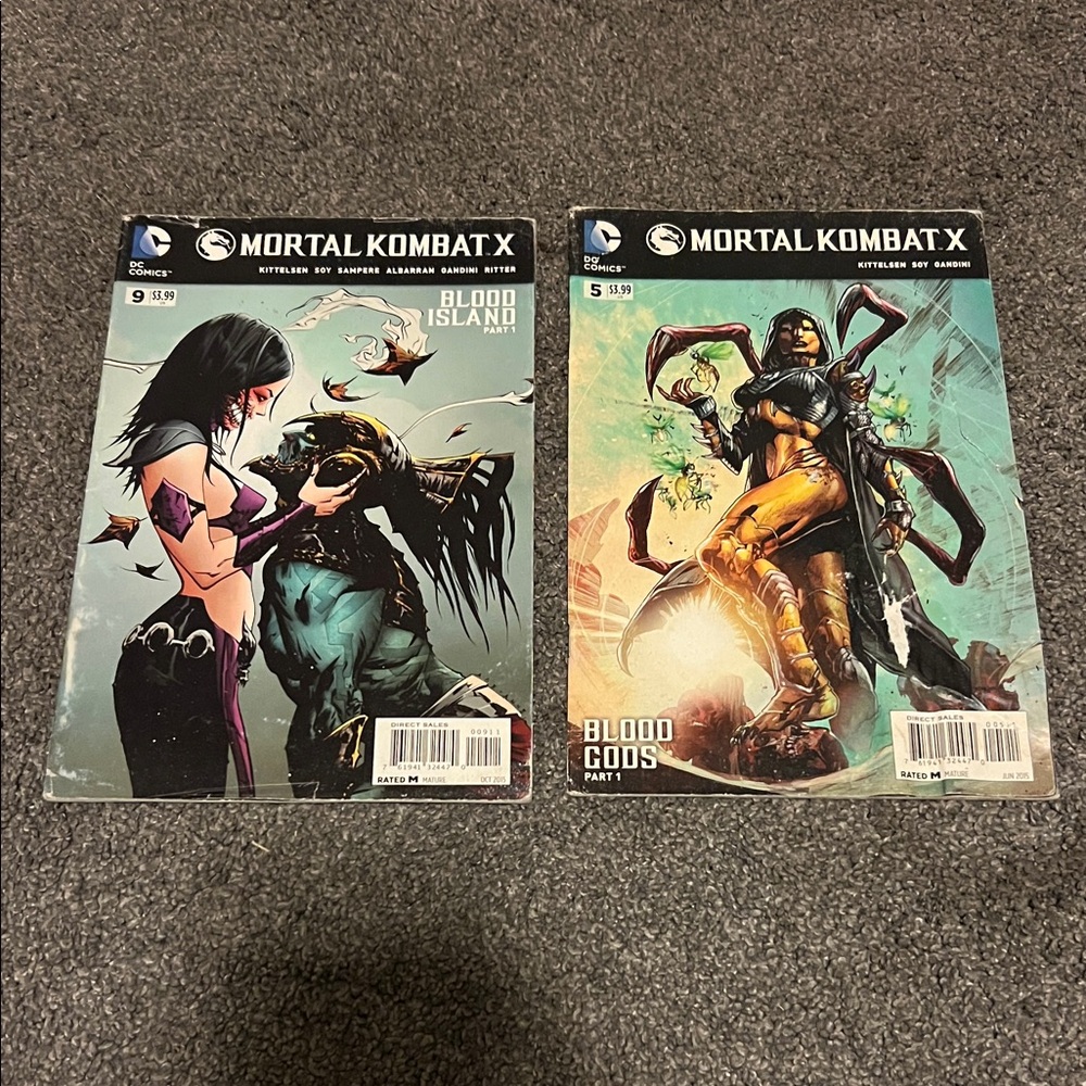 Mortal Kombat X Comic Set